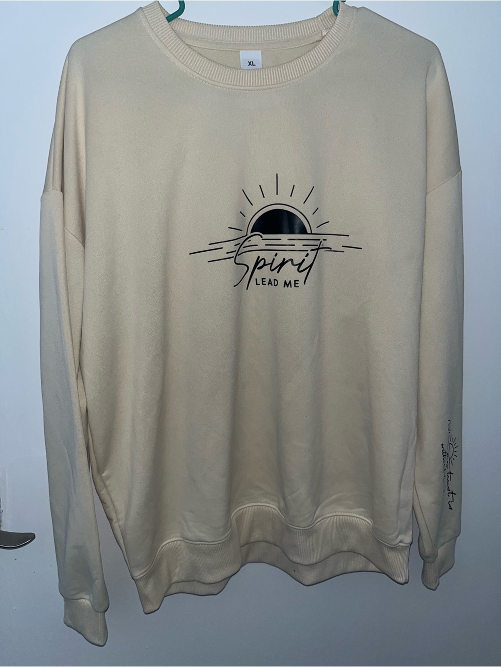 Spirit Lead Me Cream Crew Sweatshirt by